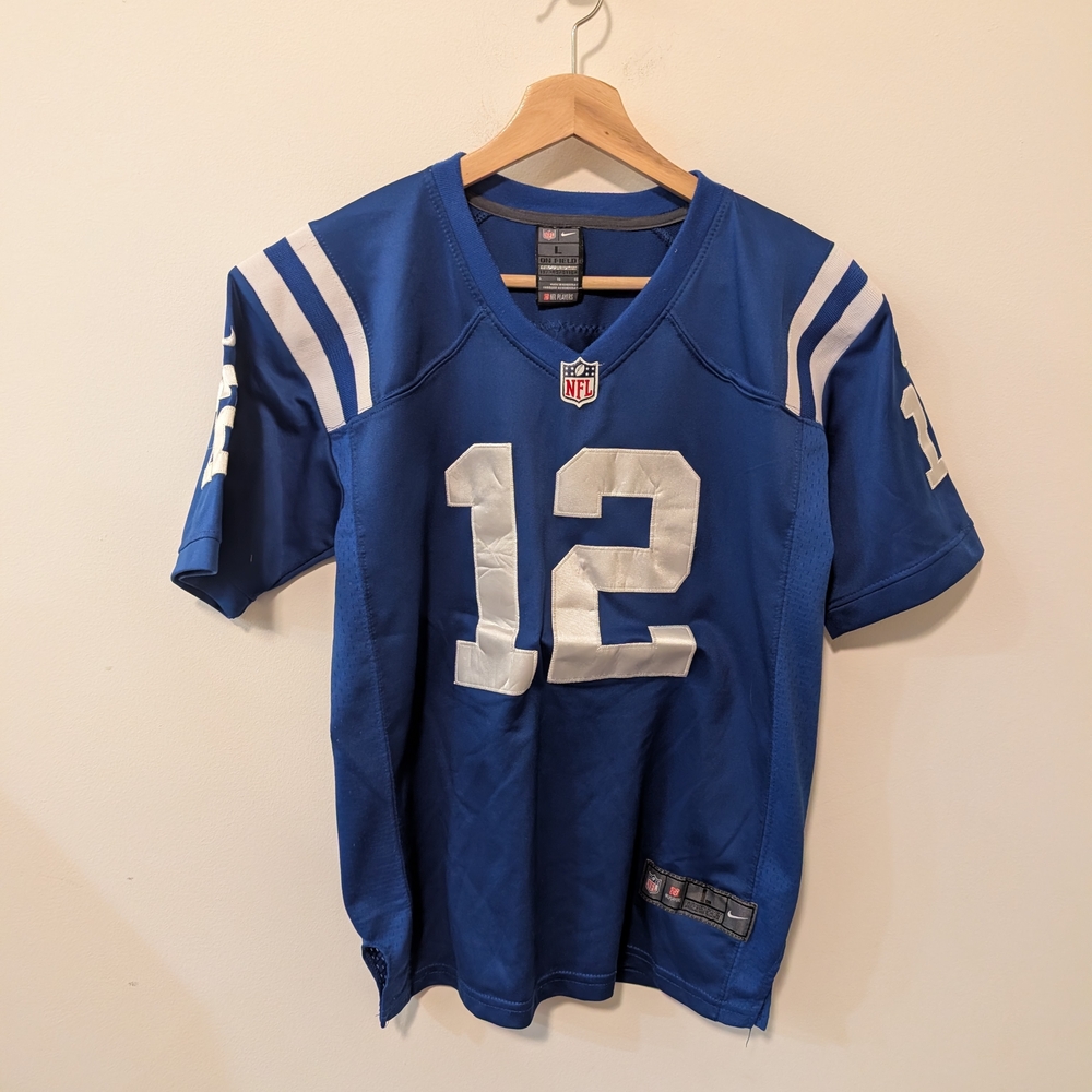 Nike Colts NFL Luck #12 Boy's Jersey Size Large